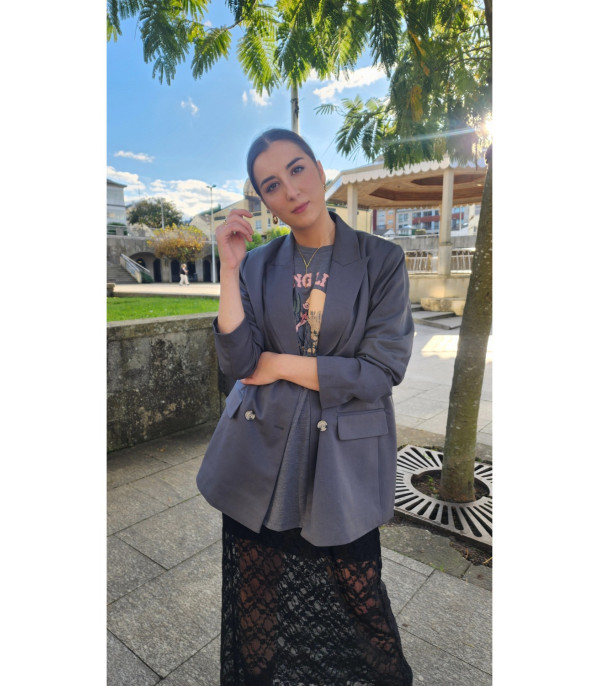 Blazer Gris Vitolga